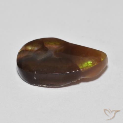 Ágata de fogo Multicolorido Natural 6.04ct, Chique, Translúcido