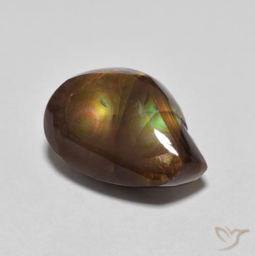 Ágata de fogo Multicolorido Natural 4.02ct, Chique, Opaco