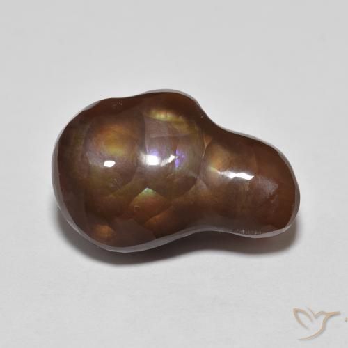 7.20ct Natural Multicolorido Ágata de fogo, Chique, Opaco
