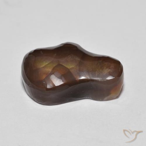 Ágata de fogo Multicolorido Natural 7.20ct, Chique, Opaco