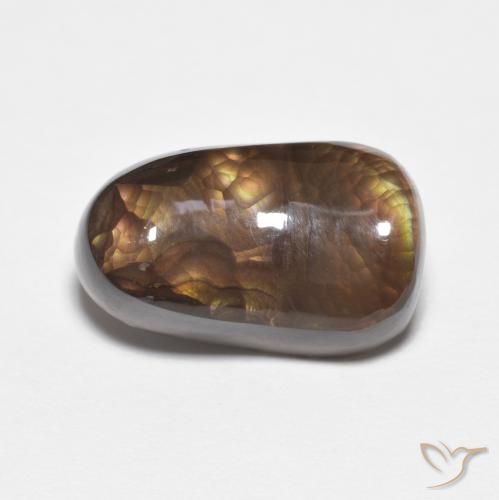 6.46ct Natural Multicolorido Ágata de fogo, Chique, Translúcido