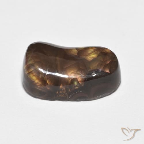 Ágata de fogo Multicolorido Natural 6.46ct, Chique, Translúcido