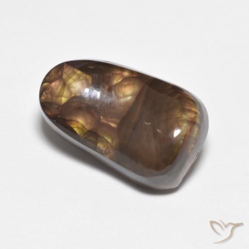 Ágata de fogo Multicolorido Natural 6.46ct, Chique, Translúcido
