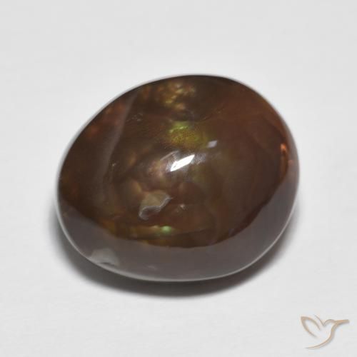 7.39ct Natural Multicolorido Ágata de fogo, Chique, Opaco