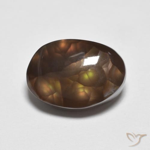 6.12ct Natural Multicolorido Ágata de fogo, Chique, Opaco