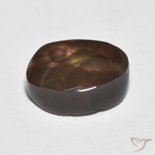 Ágata de fogo Multicolorido Natural 6.12ct, Chique, Opaco
