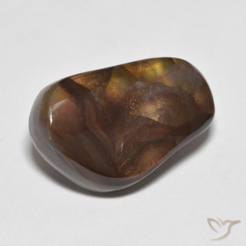 Ágata de fogo Multicolorido Natural 7.98ct, Chique, Opaco