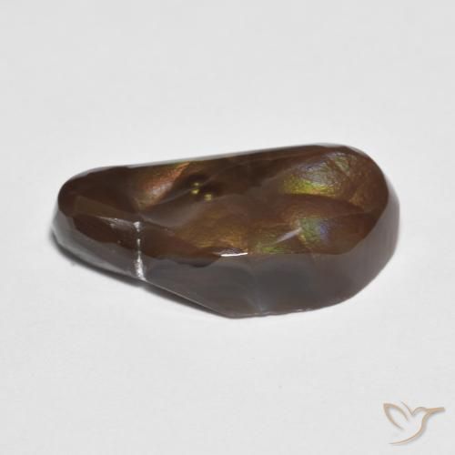 Ágata de fogo Multicolorido Natural 7.32ct, Chique, Opaco