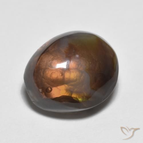 Ágata de fogo Multicolorido Natural 7.19ct, Chique, Opaco