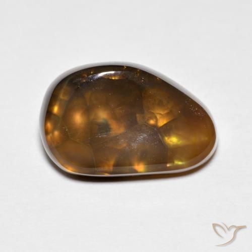 5.21ct Natural Multicolorido Ágata de fogo, Chique, Opaco
