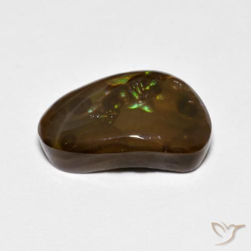 Ágata de fogo Multicolorido Natural 4.62ct, Chique, Opaco