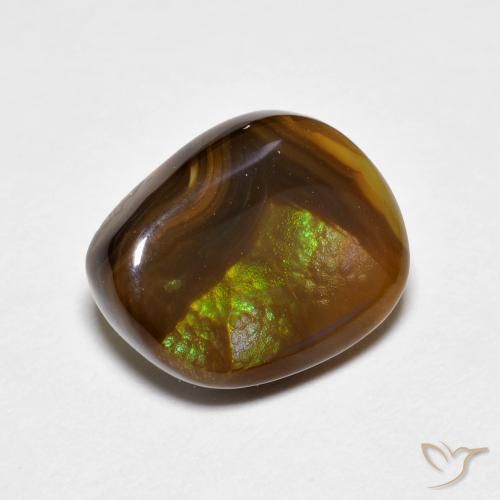 Ágata de fogo Multicolorido Natural 3.81ct, Chique, Opaco