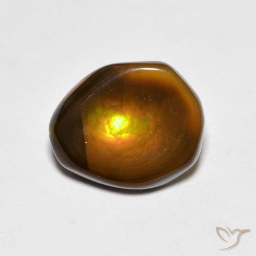 2.46ct Natural Multicolorido Ágata de fogo, Chique, Opaco