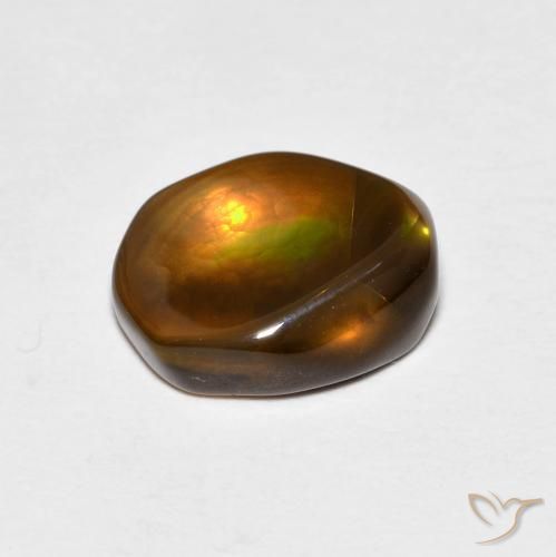 Ágata de fogo Multicolorido Natural 2.46ct, Chique, Opaco