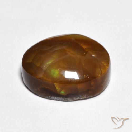 Ágata de fogo Multicolorido Natural 7.50ct, Chique, Translúcido
