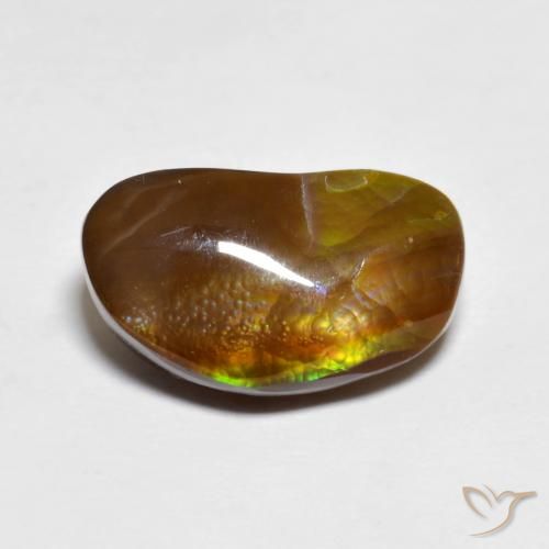 4.95ct Natural Multicolorido Ágata de fogo, Chique, Opaco