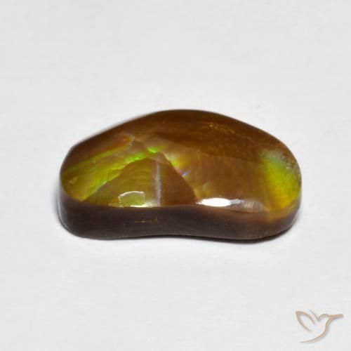 Ágata de fogo Multicolorido Natural 4.95ct, Chique, Opaco