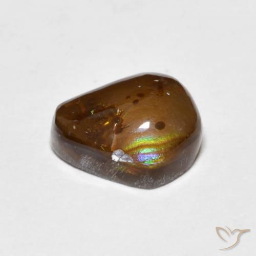 Ágata de fogo Multicolorido Natural 3.16ct, Chique, Opaco
