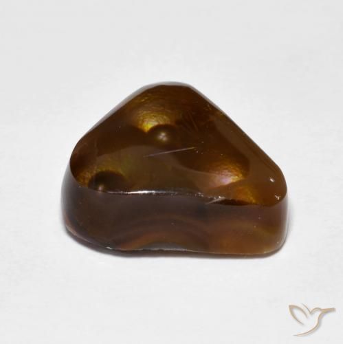 Ágata de fogo Multicolorido Natural 8.01ct, Chique, Opaco
