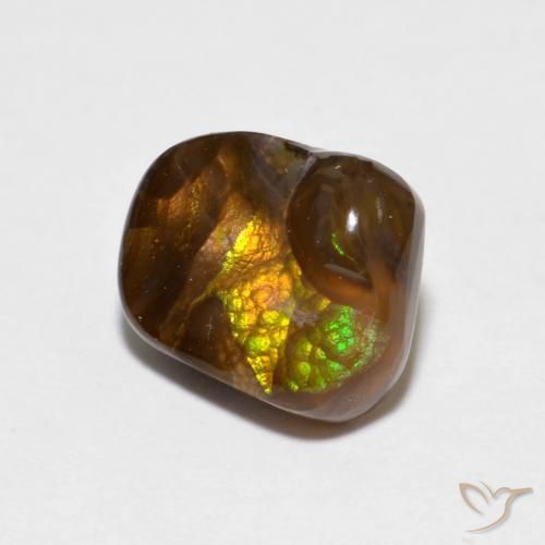 Ágata de fogo Multicolorido Natural 2.60ct, Chique, Opaco