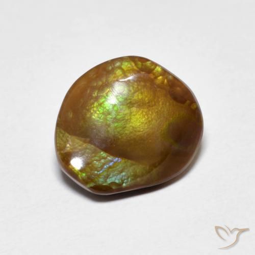 Ágata de fogo Multicolorido Natural 2.94ct, Forma extravagante, Opaco