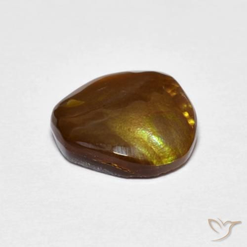 Ágata de fogo Multicolorido Natural 2.94ct, Forma extravagante, Opaco