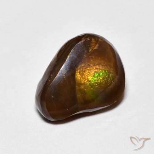 Ágata de fogo Multicolorido Natural 4.55ct, Chique, Opaco