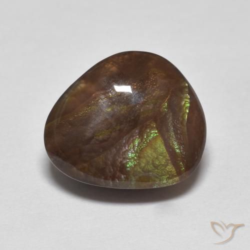 4.21ct Natural Multicolorido Ágata de fogo, Chique, Opaco