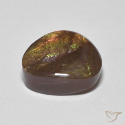 Ágata de fogo Multicolorido Natural 4.21ct, Chique, Opaco