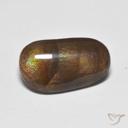 3.82ct Natural Multicolorido Ágata de fogo, Chique, Opaco