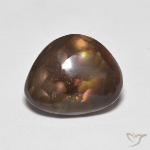 4.74ct Natural Multicolorido Ágata de fogo, Chique, Opaco