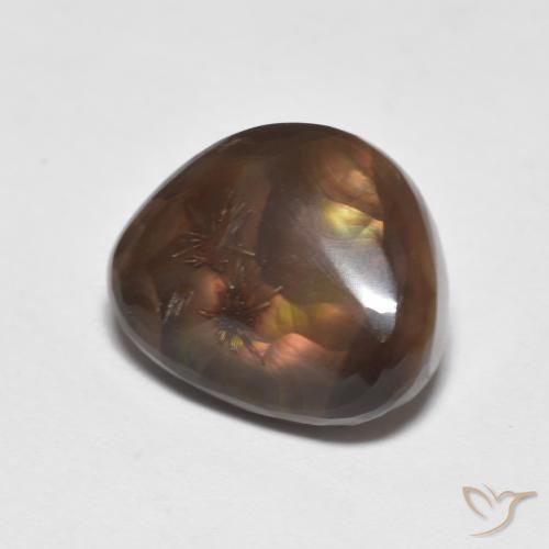 Ágata de fogo Multicolorido Natural 4.74ct, Chique, Opaco