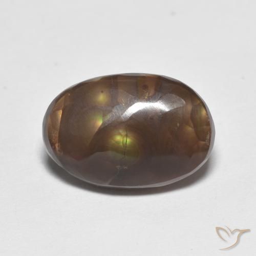 4.62ct Natural Multicolorido Ágata de fogo, Chique, Opaco