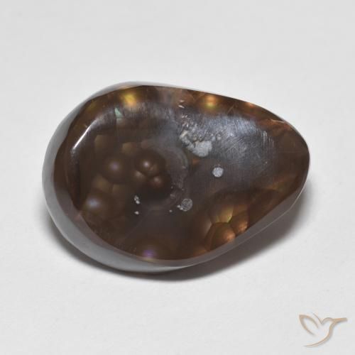 9.24ct Natural Multicolorido Ágata de fogo, Chique, Opaco