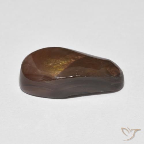Ágata de fogo Multicolorido Natural 4.61ct, Chique, Opaco