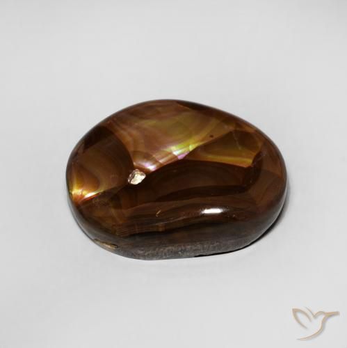 Ágata de fogo Multicolorido Natural 3.95ct, Chique, Opaco