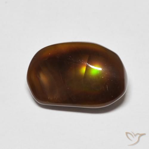 4.87ct Natural Multicolorido Ágata de fogo, Chique, Translúcido