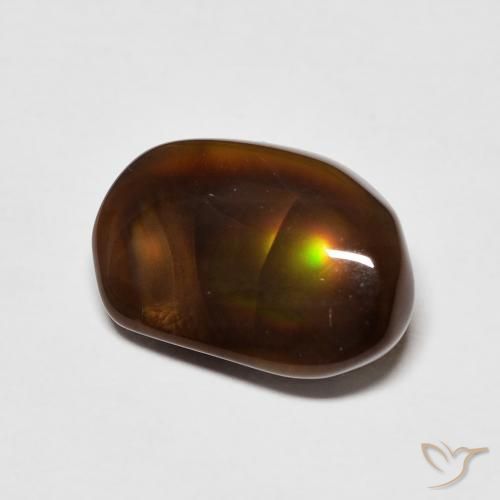 Ágata de fogo Multicolorido Natural 4.87ct, Chique, Translúcido
