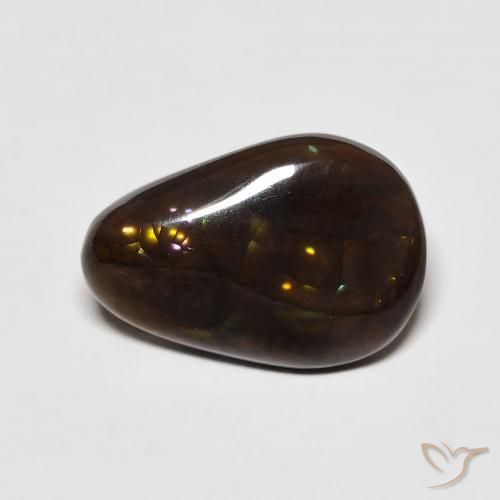 4.81ct Natural Multicolorido Ágata de fogo, Chique, Opaco