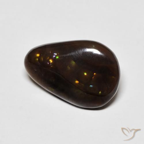 Ágata de fogo Multicolorido Natural 4.81ct, Chique, Opaco