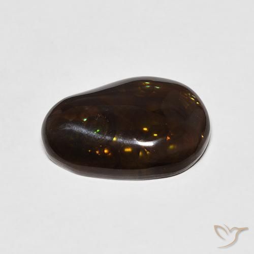 Ágata de fogo Multicolorido Natural 4.81ct, Chique, Opaco