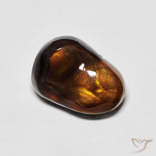 Ágata de fogo Multicolorido Natural 5.12ct, Chique, Opaco