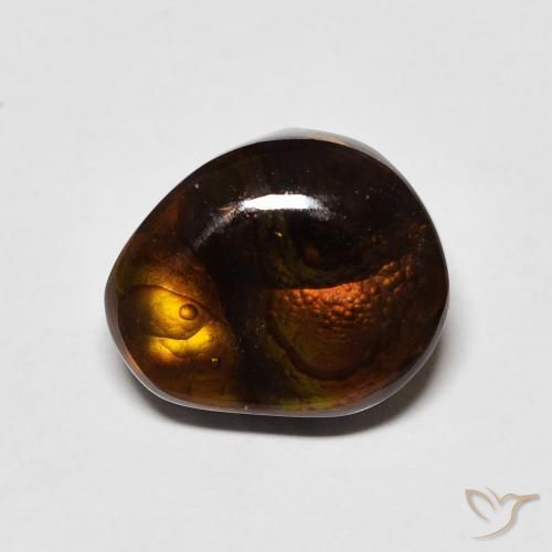 5.21ct Natural Multicolorido Ágata de fogo, Chique, Opaco