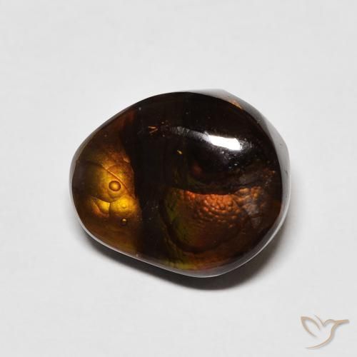 Ágata de fogo Multicolorido Natural 5.21ct, Chique, Opaco