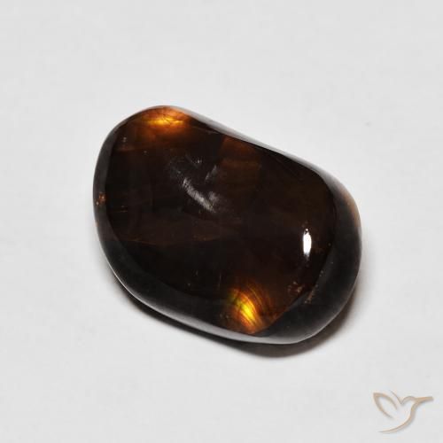 Ágata de fogo Multicolorido Natural 7.08ct, Chique, Opaco