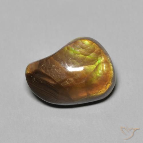 3.74ct Natural Multicolorido Ágata de fogo, Chique, Opaco