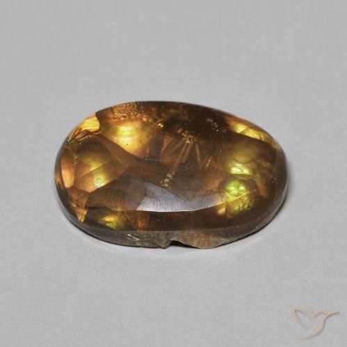 Ágata de fogo Multicolorido Natural 5.05ct, oval, Opaco