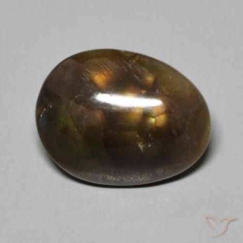 4.84ct Natural Multicolorido Ágata de fogo, Chique, Opaco
