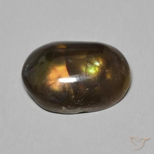 Ágata de fogo Multicolorido Natural 4.84ct, Chique, Opaco