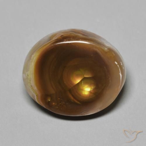 7.20ct Natural Multicolorido Ágata de fogo, Chique, Opaco